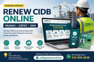 Renew CIDB online
